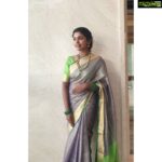 Riythvika Instagram - Saree love 💚 #weddingseason