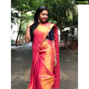 Riythvika Instagram - Saree @cloudiee_collections 
Jewels @adorebypriyanka