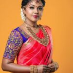 Riythvika Instagram – Makeup: @abhiramilokesh
Saree: @meshira.in
Blouse: @j2fashion
Jewellery: @vivahbridalcollections
Hairstylist @jamunadevraj 
Photography: @sreeganesh_photography