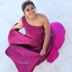 Riythvika Instagram - #newlooks #loveyourself 💜💜 Location : @studiojumbos Photographer : @dilipkumar_photography Outfit : @lopa_design_studio Hair and Makeup : @profile_makeover