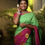 Riythvika Instagram - இனிய தீபாவளி நல்வாழ்த்துக்கள் 💥💥 Photography by @sense8photography MUA @makeupby_brintha Saree @saishri_the_style_in_you Jewels @lia_terracotta_chain_studs @helo_indiaofficial