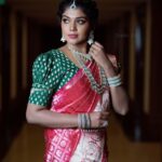 Riythvika Instagram – Train your mind to stay calm in every situation 
MUK @vaishuzmakeover 
Photography @studio_2.zero 
Jewels @new_ideas_fashions 
Blouse designer @srepaavana