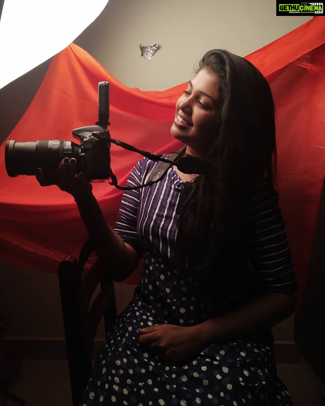 Riythvika Instagram - Feel like a natural in front of the camera #camera📷 #cameralover📷 #camerafriendlyme #weekendshoot Pc : @ajjjoveih