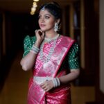 Riythvika Instagram – Good morning ❤️
MUA @vaishuzmakeover 
Photography @studio_2.zero 
Jewels @new_ideas_fashions 
Blouse designer @srepaavana