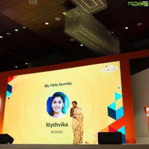 Riythvika Instagram - At helo creator summit with helo family #helocreatorsummit @helo_indiaofficial
