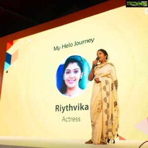 Riythvika Instagram - At helo creator summit with helo family #helocreatorsummit @helo_indiaofficial