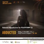 Rukmini Vijayakumar Instagram - This Friday! Feb 11th Tickets available on bookmyshow Rangashankara, bangalore Abducted (An explorative Bharatanatyam choreography) The female body is physically weaker than the male body. It is easily dominated by virtue of inherently not possessing the same amount of strength as a man. A woman’s body is projected as an object of desire repeatedly through centuries by societies. The image of a submissive, helpless woman is repeated through history, across cultures. It is an image that is used to sell commercial merchandise repeatedly. A woman almost always feels a sense of helplessness in situations of physical confrontation with a man. Abduction is inspired by stories of abduction and retribution in India and around the world. The act of abducting someone itself reflects the incapacity to consider another. It is a desire with no boundaries. Populations have begun to come to terms with degrees of abuse that exist in many forms and shapes. The representation of a physically strong woman in the modern world, in films and comics is largely attached to the physical objectification of women. Can we represent strength and power in a female body without it also carrying sexual appeal? An archetype of a powerful woman that is feared by all is represented in the Indian Goddess, Kali. Kali is embraced as a figurative female energy that holds within herself the ability to annihilate evil and rejuvenate life. This particular image has no objectification of the female body attached to it. Kali is sensual, but does not cater to the male gaze as a sexual object. She is also not ‘pure’ in the sense of being devoid of sexual energy. At which point does the abuse of power bring out the Kali in us. At which point does a woman’s desire materialise? When does she wield her power, strength and take charge of her sexuality? Performing with @raghuramvocals @khanjiraboy @singing.abbe Limited space. Get your tickets soon! https://in.bookmyshow.com/events/platform-22-day-2/ET00322265?webview=true #abducted #contemporarydance #bharatanatyam #indiandance #abuse #femalebody #kali #women #womenpower #takecharge #sexualabuse