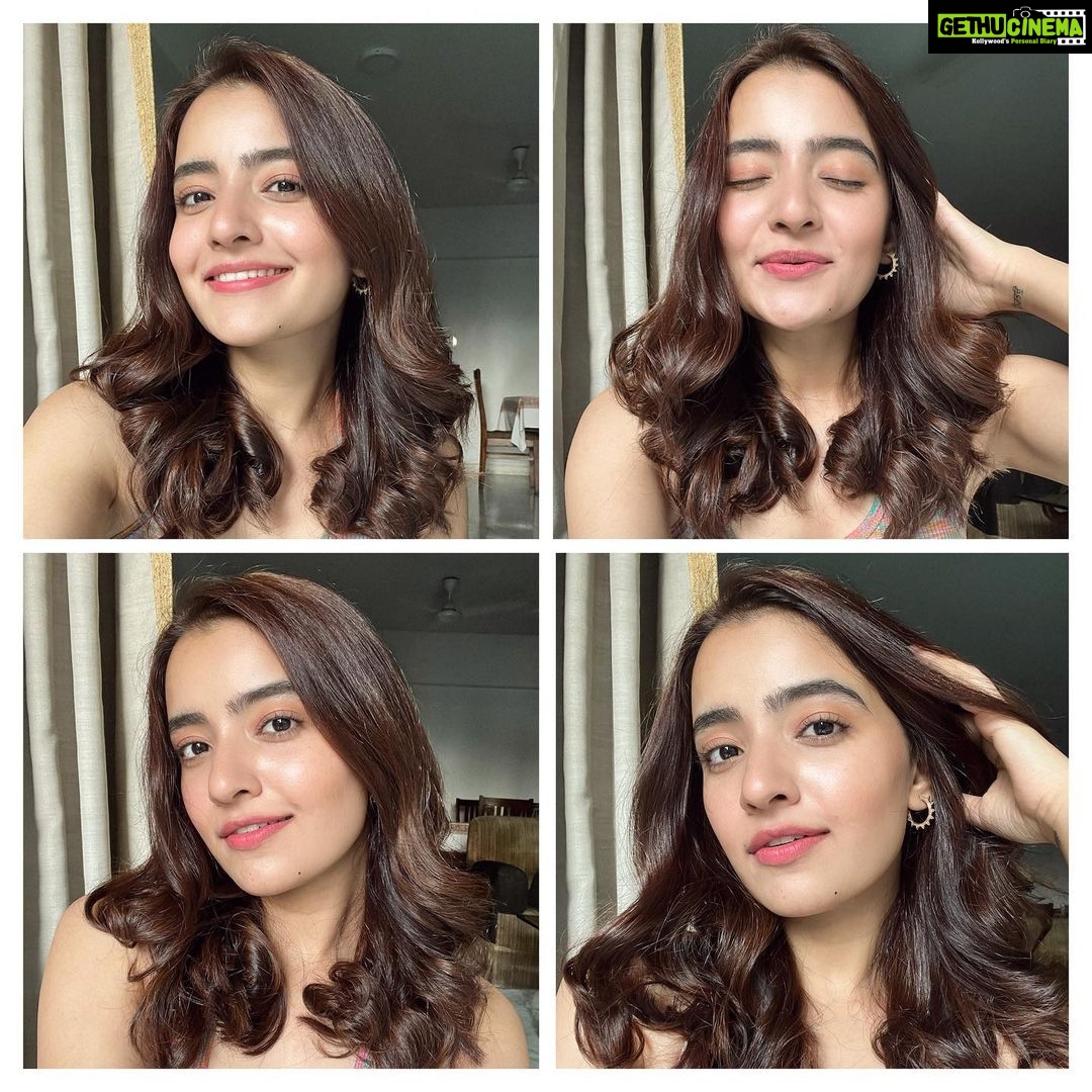 Rukshar Dhillon Instagram - This post is to correct the fact that it hasn’t been 6 years but 13 years since I’ve had long hair…or more cause I’m way too excited about this new look.🙈🥰 Whatever is it, no time to get stressed but just well-tressed😉❤️