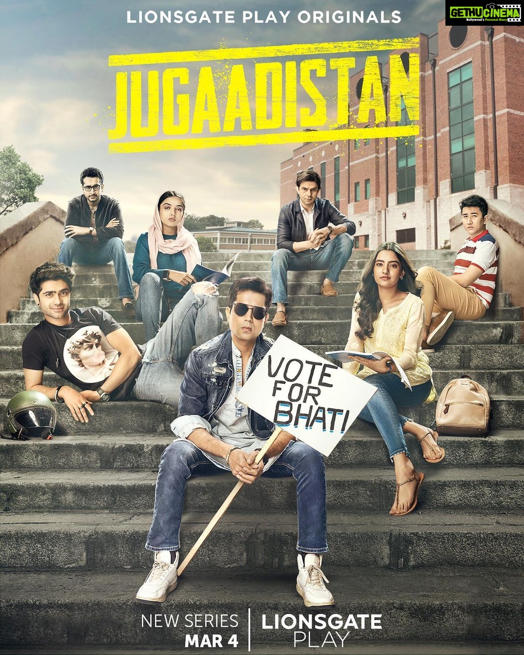 Rukshar Dhillon Instagram - For every big problem in this world, there’s always a “Jugaadu” solution. Me and my gang are coming soon to show you how it’s all done in #Jugaadistan on @Lionsgateplayin 💪🏻💥 @sumeetvyas @arjun__mathur @parambratachattopadhyay @gopaldatt @ahsaassy_ @taarukraina @lukramsmil @himika_bose @danishsood @kavyatrehan @akvarious @adhaarnotacard @sanjeevkumarnair @rohitjain_im @a_myth_25 @deadlyidli @ritikaturakhia01 @glambydiya @anti.casting