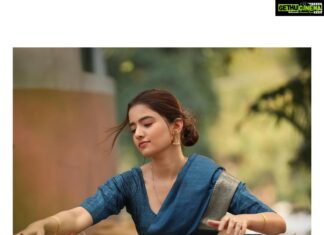 Rukshar Dhillon Instagram - Her beauty lies in her simplicity. #PasupuletiMadhavi 🌸❤️ #AshokaVanamLoArjunaKalyanam Teaser out now!! (Link in bio)