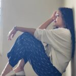 Rupa Manjari Instagram - Many different looks with one pair of blue ikat pant!! Look 2 : Casual ganji top paired with blue ikat pants from @stoker_by_madhi Styled by @stoker_by_madhi #Ikat #ikatpants #getstokered #cottonpants #ganji #sustainablefashion #comfortclothing #casual #instagrammer #instadailly #instafashion #instapost #instamonday #instagirl #instagram #insta #instapicture #actor #kollywood #mollywood #southindia #movie #clothigline #monday