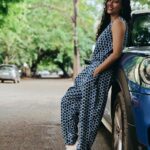 Rupa Manjari Instagram - Weekend vibes in my happy jumpsuit by @stoker_by_madhi 💙🤍🦋 #happyjumpsuit #getstokered #weekend #weekendvibes #polkadots #bluejumpsuitseries #instagram #instagramers #insta #jumpsuit #instagirls #instadaily #cotton #sustainablefashion #stokertheflyingmonkey