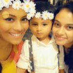 Rupa Manjari Instagram – Wit the two most adorable cutiepies❤️❤️❤️😘😘😘🤗🤗🤗😍😍😍 @vinodhnieaadhav #babyaadhav🌈
