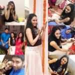 Rupa Manjari Instagram - @aadhav_kannadhasan & @vinodhniesuresh engagement #MehendiMadness #bestbud #couple i adore #godbless the cutie pies😘😘😘💗💗💗