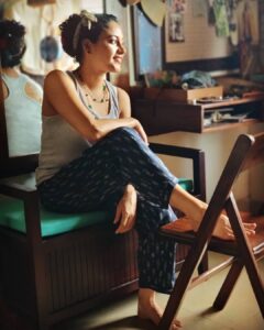 Rupa Manjari Instagram - Different looks with one pair of blue ikat pant!!

Look 5 : Bohemian look, Tank top paired with blue ikat pants from @stoker_by_madhi 

Styled by @stoker_by_madhi

#Ikat #ikatpants #getstokered #cottonpants #bohemianstyle #sustainablefashion #comfortclothing #casual #instagrammer #instadailly #instafashion #instapost #sunday #instasunday #instagirl #instagram #insta #instapicture #actor #kollywood #mollywood #southindia #movie
