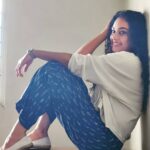 Rupa Manjari Instagram - Many different looks with one pair of blue ikat pant!! Look 2 : Casual ganji top paired with blue ikat pants from @stoker_by_madhi Styled by @stoker_by_madhi #Ikat #ikatpants #getstokered #cottonpants #ganji #sustainablefashion #comfortclothing #casual #instagrammer #instadailly #instafashion #instapost #instamonday #instagirl #instagram #insta #instapicture #actor #kollywood #mollywood #southindia #movie #clothigline #monday