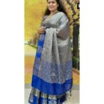 Sabitha Anand Instagram – Silk cotton sarees from @mookambikasarees_salem