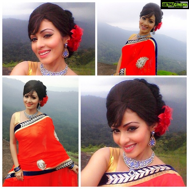 Sadha Instagram - 1960s look again! #southindianactess #tamilcinema #kollywood 😄