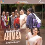 Sadha Instagram - After a long time back into Telugu movies with Ahimsa directed by none other than Teja sir.. do watch the making on my channel #sadaasgreenlife on YT. Link in bio.. Hyderabad