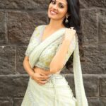 Sadha Instagram - I’m on ETV Telugu right now! Go watch!!! 😀 Photographer: @chinthuu_klicks Styled by @impriyankasahajananda Outfit @srisuvarnamandir #styledbypriyankasahajananda