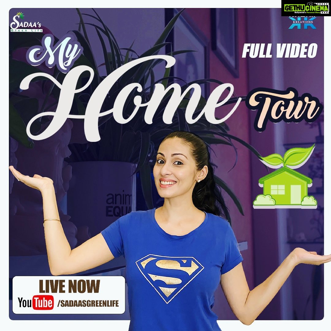 Sadha Instagram - Good evening Everyone! My Home Tour video is out now.. Hope you’ll like! 💚 Please like, share & subscribe to my YouTube channel Sadaa’s Green Life! Link in bio! Shot by @i_stellajohn Mumbai, Maharashtra