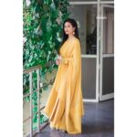 Sadha Instagram - When there's darkness, be your own sunshine! 💛🧡💚 Styled by @impriyankasahajananda Outfit by @bharat_adiani Accessories by @bellofox Photography by @crafty_chandu
