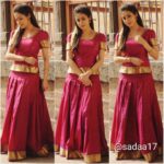 Sadha Instagram – Been meaning to write about silk for the longest time. I’ve earlier endorsed Silk textile brands not realising the cruelty behind it.. But ever since I’ve gone Vegan, I’ve taken a pledge, to not support silk industry in any way. Not only in my personal life but also in the professional life.. and that means not wearing silk on screen or featuring in silk saree commercials or attending any inaugurations for silk brands. I find it unethical to build my castle on someone else’s pain and suffering.

FYI, silk is created by the fibre that silkworms produce to make their cacoons, something they need. But the ever greedy humans boil the silkworms alive while they are vulnerbaly awaiting to transform.. Approx 3000 worms are killed in a voilent painful manner to make just 1 pound of silk. 
Not worth it.. Nothing can be beautiful or fashionable about cruelty. Go for Art Silk (artificial silk)

P.S. In this pic from the introduction scene of the movie Torch Light, I’m dressed in Art Silk (artificial silk) that looks as beautiful as the original one and is much cheaper..
#GoVegan #SayNoToCruelty #SayNoToSilk #VeganLife #VeganActor #VegansOfInstagram #LiveAndLetLive #BeTheChangeYouWantToSee