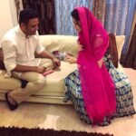 Sadha Instagram – Finally! Belated Rakhi day for us!! 💖😀 #brotherfromanothermother #brothersisterbond #belatedrakshabandhan #celebration #indianfestival
