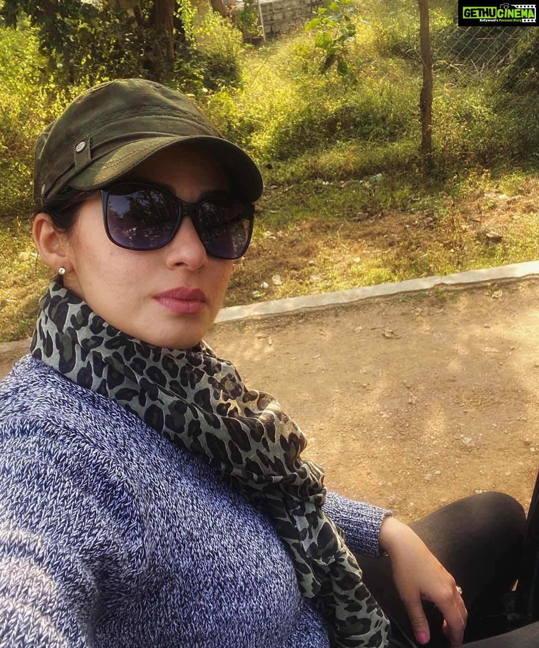 Sadha Instagram - I wish there was another one of me.. to do all that I want to do at the same time… Can’t wait to be back in the forests!!! 🙈