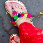 Sadha Instagram - Sometimes all you need is a little splash of colour!