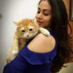 Sadha Instagram - #Sheru #appleofmyeye #kingofmycastle #loveyoutothemoonamdback 😘