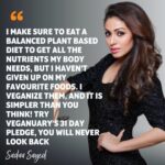 Sadha Instagram - Thank you @veganuary.india 💚🌱 We are super happy to announce @sadaa17 as Veganuary ambassador! Sadaa is not only a gorgeous actor on screen, but is also the founder of the fully vegan @earthlings.cafe in Mumbai. Having been vegetarian from childhood, she turned vegan to spare the misery to cows and calves in the dairy industry. She has the kindest heart and does not miss an opportunity to speak out for animals. Join Sadaa and try vegan this January. Sign up with the link in bio! @veganuary.india #VeganuaryIndia #Veganuary2022 #mumbaivegans #vegansofindia #veganlife #ethicalvegan #veganlifestyle Earthlings Cafe