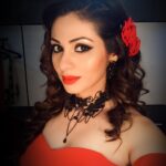 Sadha Instagram – #lookoftheday #judge #realityshow #danceshow #weekend #entertainment #fun #horror round.. 💀😱 #vampire #look