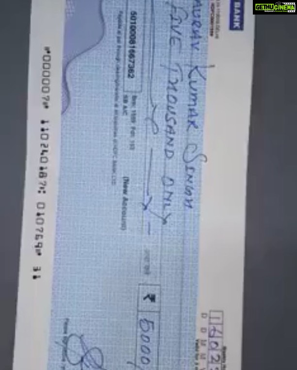 Sadha Instagram - Be careful..new pen available in the market....So kindly put a tape on the cheque amount...share this video with your family and friends so they can take precaution...