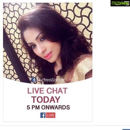 Sadha Instagram - #happydassera 😄 see you guys on #fblive in the evening 🙏🙏🙏 www.facebook.com/actresssadha