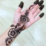 Sadha Instagram - Not bad at all for a #firstattempt #mehendi #justforfun 🙈