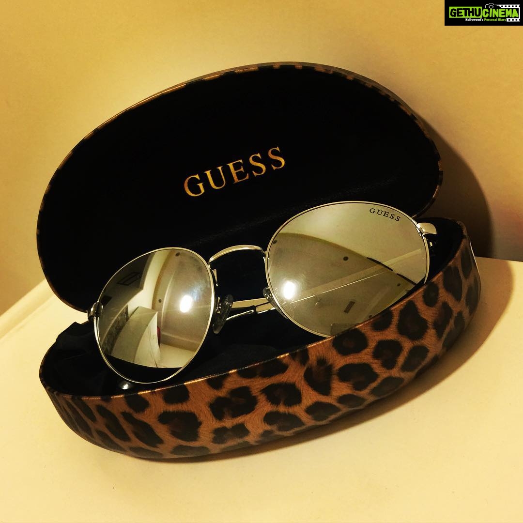 Sadha Instagram - Thank you @Satyajit_shouche for this lovely gift 🙈 You know I love the case more than the shades!!! 😁😍
