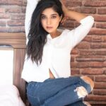 Sakshi Agarwal Instagram - Forgive yourself for the blindness that lets others betray you ! Sometimes a good heart doesn’t see the bad✌️ . Photography :- @arvindkannanphotography @tisisnaveen #home #photoshoot #whitedress #swag #hot #denim #casualstyle