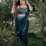 Sakshi Agarwal Instagram - Each time you try something for the first time you will grow - a little fear of unknown is removed and replaced with a sense of empowerment .. MUAH: @pavash_makeup @yolo.offl Outfit: @sionnahpretcouture Stylist: @vksara Photography: @zerogravityphotography Jewellery: @fineshinejewels Location :- @ajgardens_