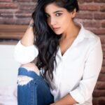 Sakshi Agarwal Instagram - Forgive yourself for the blindness that lets others betray you ! Sometimes a good heart doesn’t see the bad✌️ . Photography :- @arvindkannanphotography @tisisnaveen #home #photoshoot #whitedress #swag #hot #denim #casualstyle