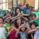 Sakshi Agarwal Instagram - Valentine’s Day for me is beyond just romance between a boy/girl and is a season to spread love to all souls around us . Every individual could choose to celebrate the season in diverse ways and I spent my Valentine’s day with these beautiful, super talented orphanage kids . What more do I need than their happiness ? This love from them is more than anything else in the world ❤️ Happy to share these joyous moments with my Insta Family❤️ . Thank you for the coordination @pugazhmuruganphotography @zoomin_momentz . @teamaimpro @tisisnaveen . #valentinesday #valentinesspecial New Hope and New Life Trust