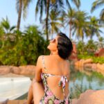 Sakshi Agarwal Instagram - Looking back at 2020 to only take away the good! And swim into 2021 with full energy💞 . #beach #swim #pool #swimsuit #sakshiagarwal #chilling #goa #holidays #2020getover #2021planner ITC Grand Goa
