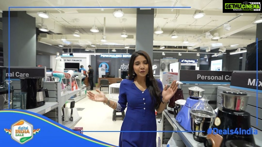Sakshi Agarwal Instagram - @reliance_digital's #DigitalIndiaSale is where I go to upgrade all my electronics. . You get great deals on a wide range of electronics. Go ahead and make the most of it, just like I did! Now is the time to tick off your requirements and your wish lists; they have amazing offers in-store and online. . Shop and get 6% Instant Discount on all banks’ credit cards and get Reliance Digital vouchers worth ₹1000*/- on every ₹5000*/- spent because there are amazing #Deals4India! . You can also shop on www.reliancedigital.in & get less than 3 hrs Insta Delivery. You'll find this only @reliance_digital T&C Apply. #ad