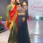 Sakshi Agarwal Instagram - Thank you for giving me #HeartThrob of the year award @razzmatazzweddingawards . Thank you @tamarachennai for the beautiful outfit and @hairandmakeupbynive for the lovely makeover❤️ . @joemichael.official @chandinikhanna_0101 @ramskrizphotography @viji_sharath @makeup_sharathbhushan for the #VeluNachiyaar look❤️ @vm.cinemas @galatta_media ITC Grand Chola Hotel