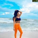 Sakshi Agarwal Instagram - Say yes to the adventure of being alive! Say yes to this life! . #life #beach #sakshiagrawal #beachlife #chennairains #beachgirl #beachstyle #ecr #fitnessinbeach ECR