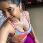 Sakshi Agarwal Instagram - Heavy workout after a long time🔥❤️ #workout #workoutmotivation #workoutfit #stretchingexercises #gymgoals #workoutgoals #excerise #heavyweight Chennai, India