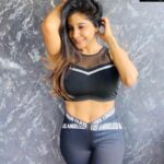 Sakshi Agarwal Instagram - A little progress each day adds upto big results🔥❤️ The harder you work for it, the greater you’ll feel when You achieve it😍💥 . #workout #motivation #fitness #goals #feelinggood #workharder . Wallpaper by : @structured.living Chennai, India