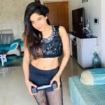 Sakshi Agarwal Instagram - Dont dream of it , You gotta train for it❤️ Atleast try baby steps into workout💞🥰 Tamil Nadu