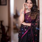 Sakshi Agarwal Instagram - Just stop doubting yourself, Work hard And Make it happen❤️🔥 . Hard work never fails . @galattadotcom @artistrybyshanu @mani_hairstylist @camerasenthil @vm.cinemas @mabia_mb @bymi_boutique . #sareelove #traditional #ethnic #galatta Chennai, India