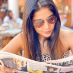 Sakshi Agarwal Instagram - New year starts with knowledge development 😜 reading the newspaper! What do u do guys? ITC Grand Goa